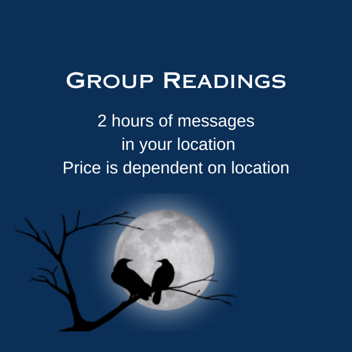 Group Reading in person location